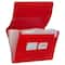JAM Paper 10" x 15" Legal Size 13 Pocket Plastic Expanding File Accordion Folder